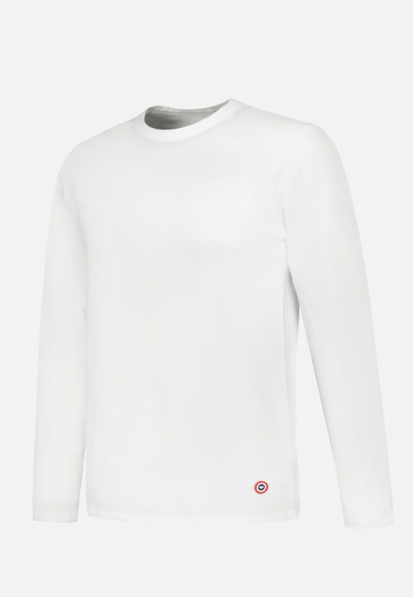 T-shirt manches longues en coton - Superbe Blanc