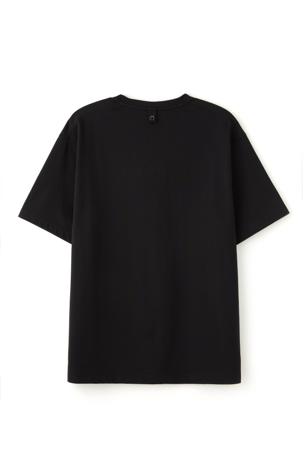 1010957-006 | TEE SHORT SLEEVE 01 | CARBON BLACK – Image 2