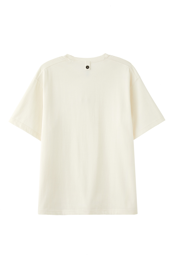 1010957-021 | TEE SHORT SLEEVE 01 | GRAY WHITE – Image 2
