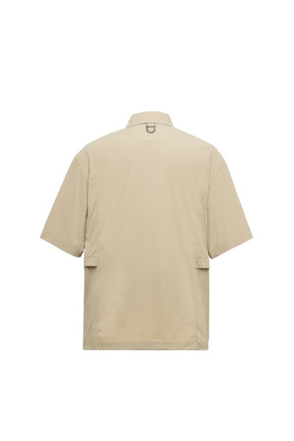 1011127-257 | WOVEN POLO SL | WARM SAND – Image 2