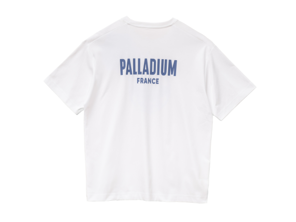 1710934-116 | UNISEX PALLADIUM FRANCE LOGO COTTON T-SHIRT | STAR WHITE – Image 2