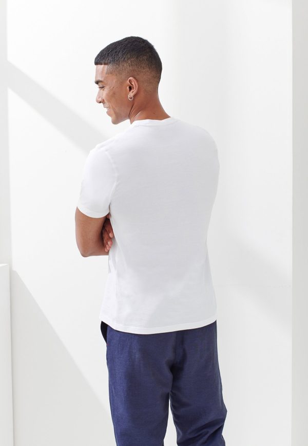 T-shirt mixte col rond - Jean – Image 2