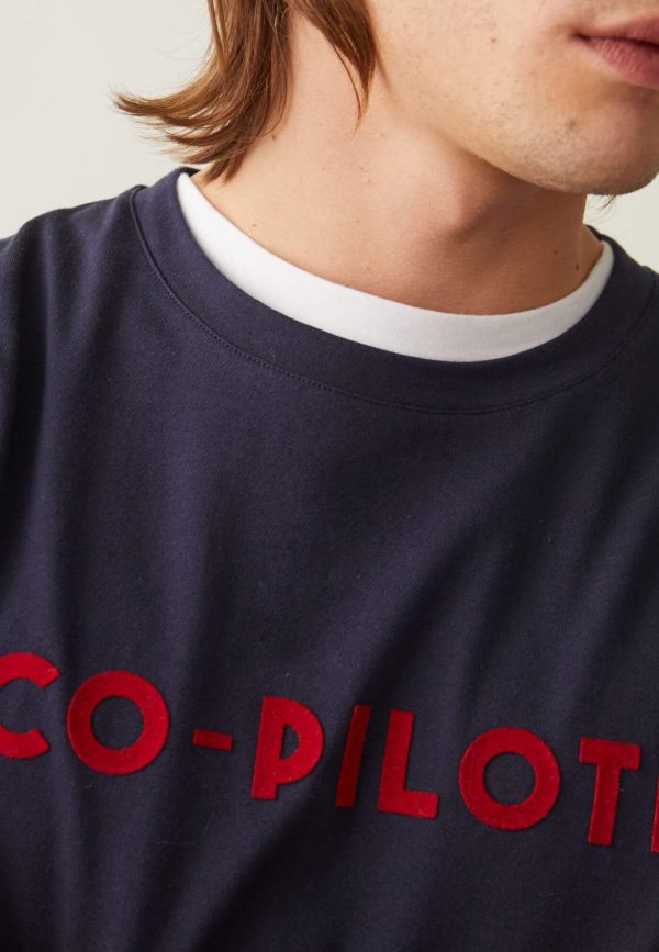 T-shirt col rond en coton - Jean-F Copilote – Image 2