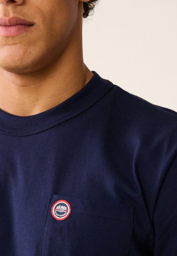 T-shirt LSF x Armor Lux - Eckmuhl Marine – Image 2