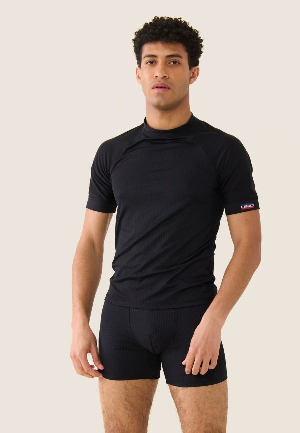 T-shirt en polyamide - Tobias Noir
