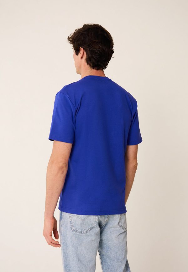 T-shirt Homme en coton - Sasha Bleu Eblouissant – Image 2