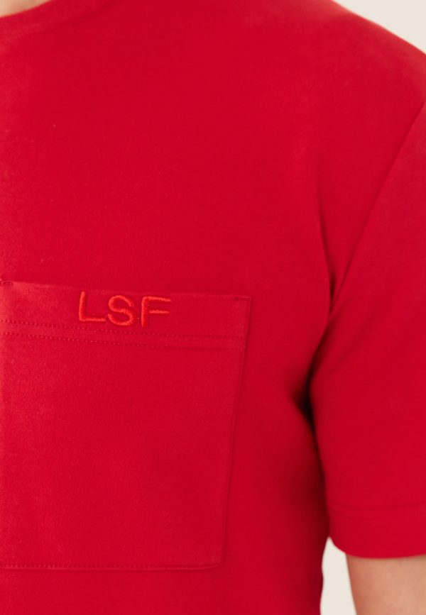 T-shirt Homme en coton - Sasha Rouge Cerise – Image 2