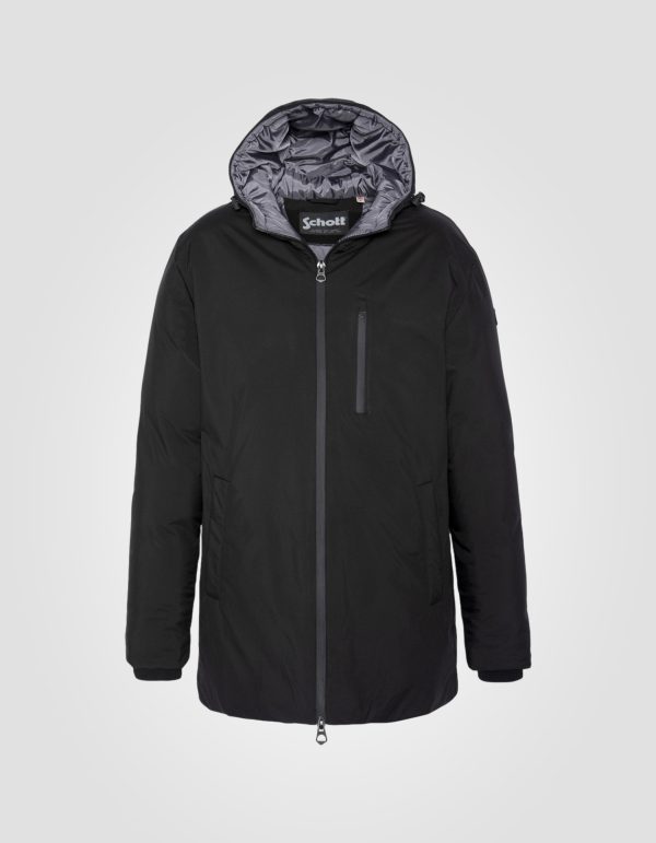 Parka noire longue – Image 2