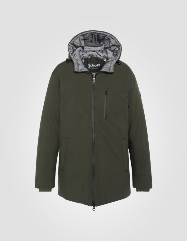 Parka kaki longue