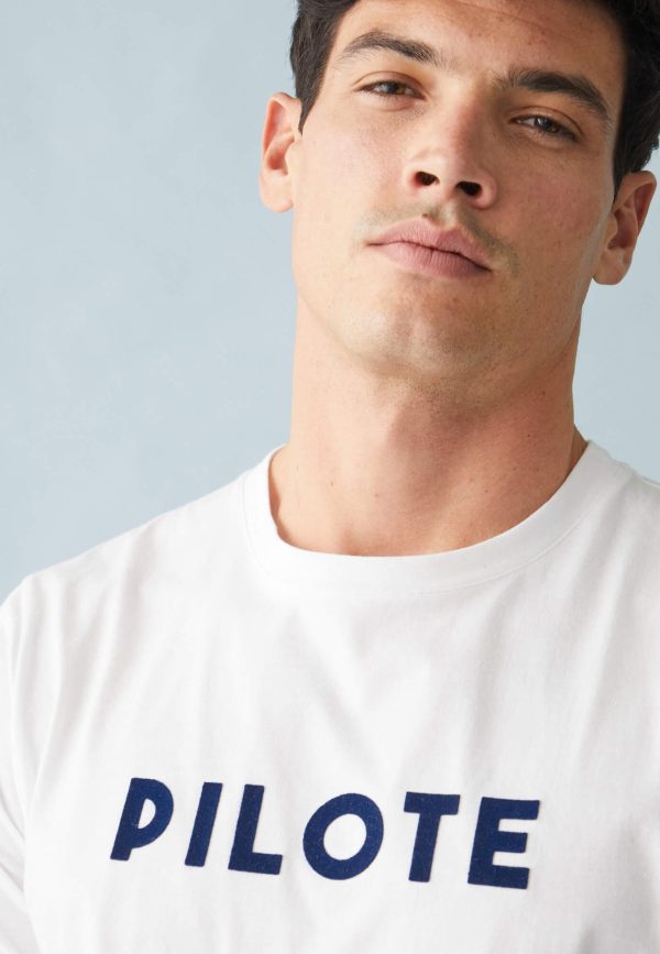 T-shirt col rond en coton - Jean-F Blanc – Image 2