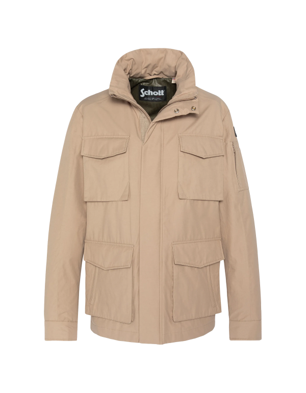 Veste de combat multipoches army beige