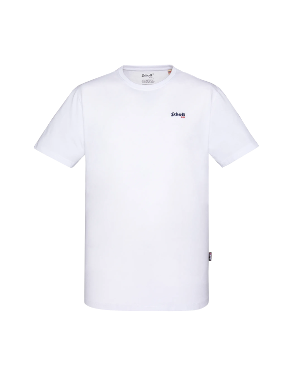 T-shirt col rond blanc