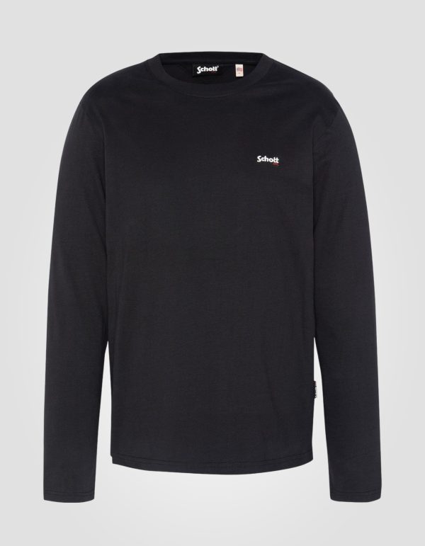 T-shirt noir à manches longues – Image 2