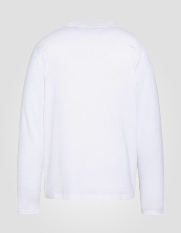 T-shirt blanc à manches longues – Image 2
