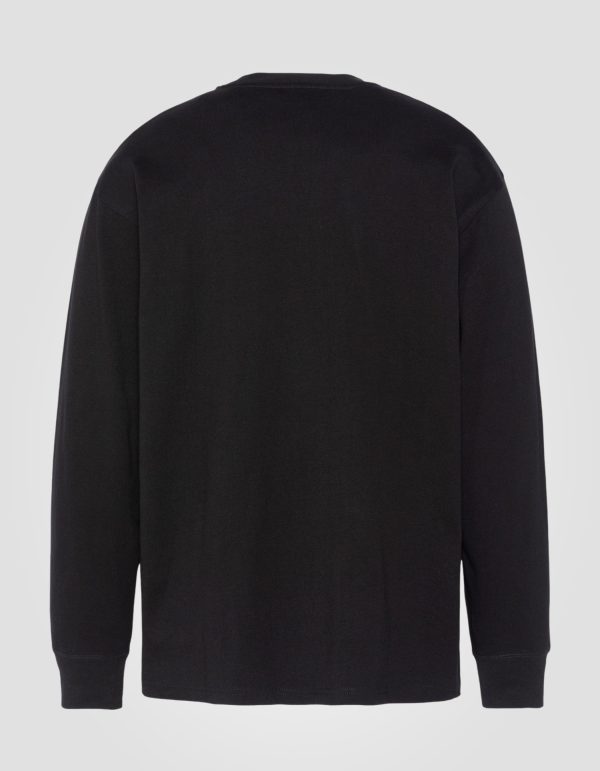 T-shirt noir à manches longues – Image 2