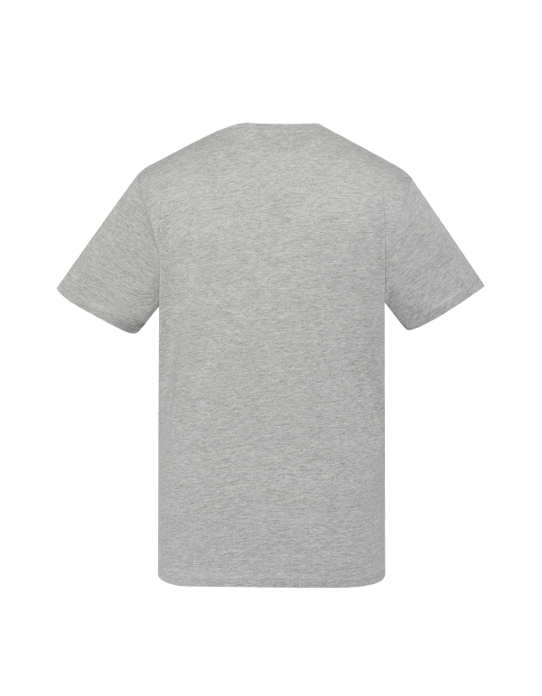 T-shirt gris chiné imprimé biker – Image 2