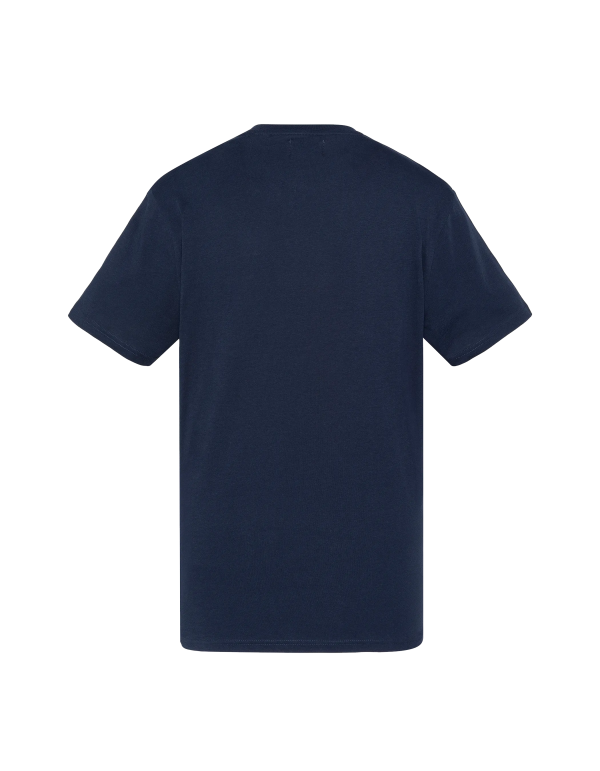 T-shirt bleu marine imprimé biker – Image 2
