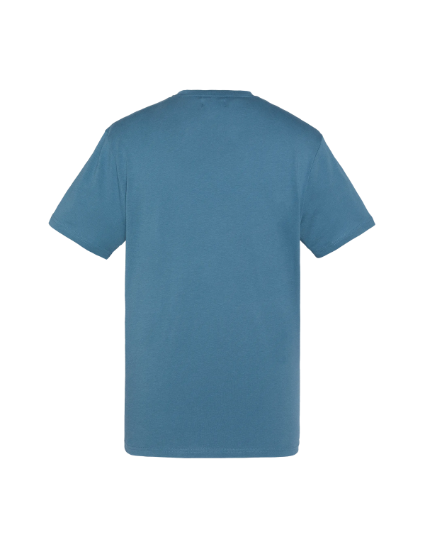 T-shirt bleu jeans imprimé army – Image 2