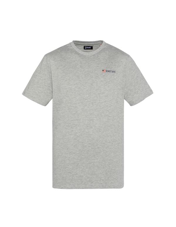 T-shirt gris chiné imprimé army