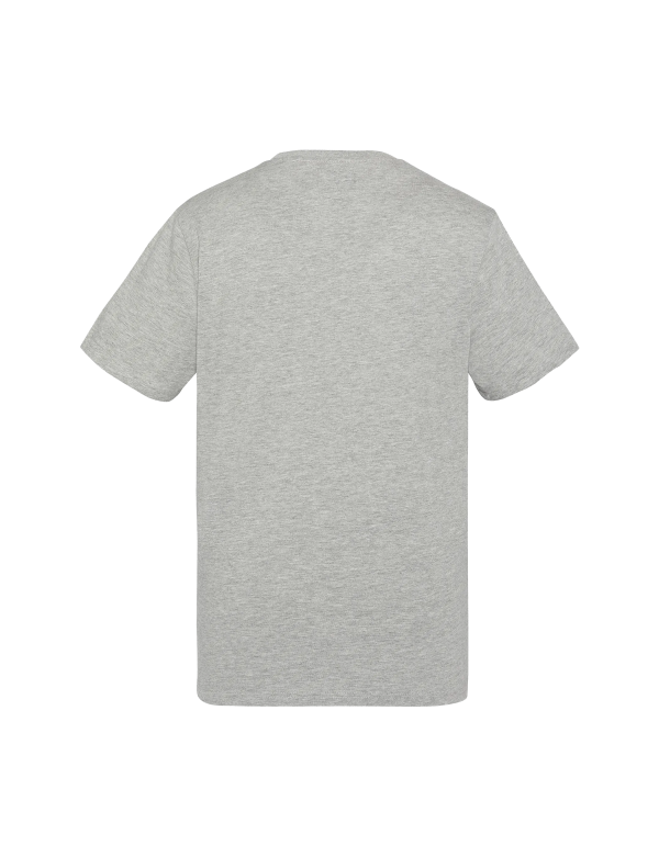 T-shirt gris chiné imprimé army – Image 2