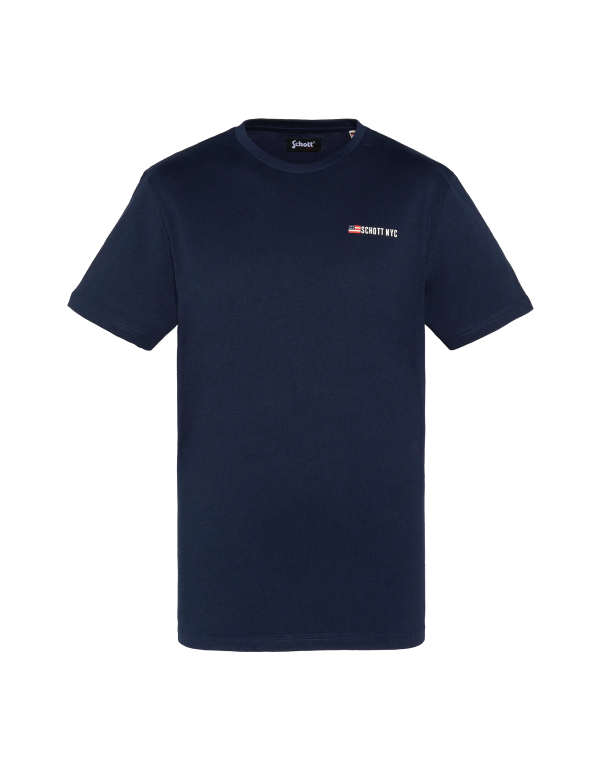 T-shirt bleu marine imprimé army
