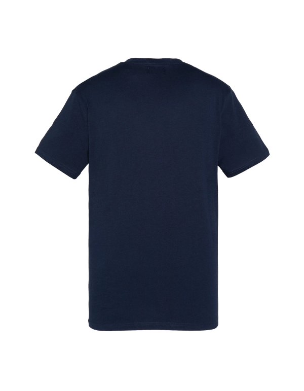 T-shirt bleu marine imprimé army – Image 2