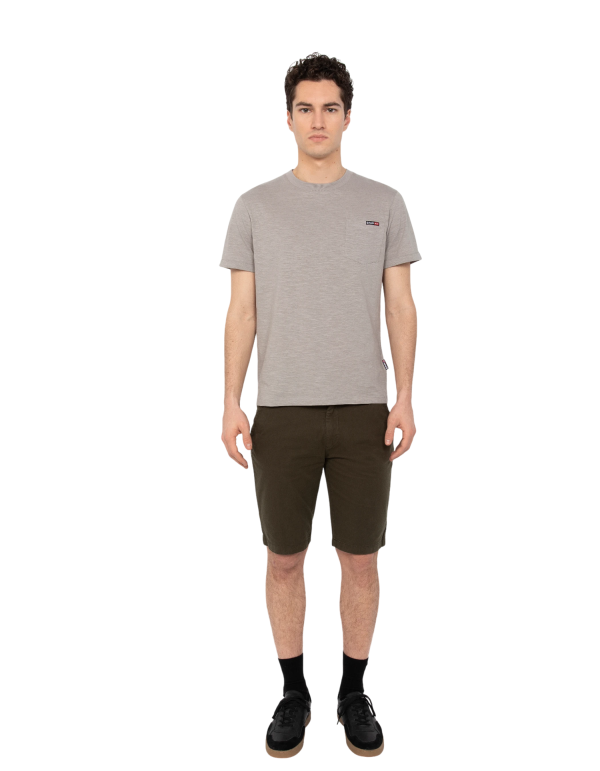 T-shirt ciment effet flammé
