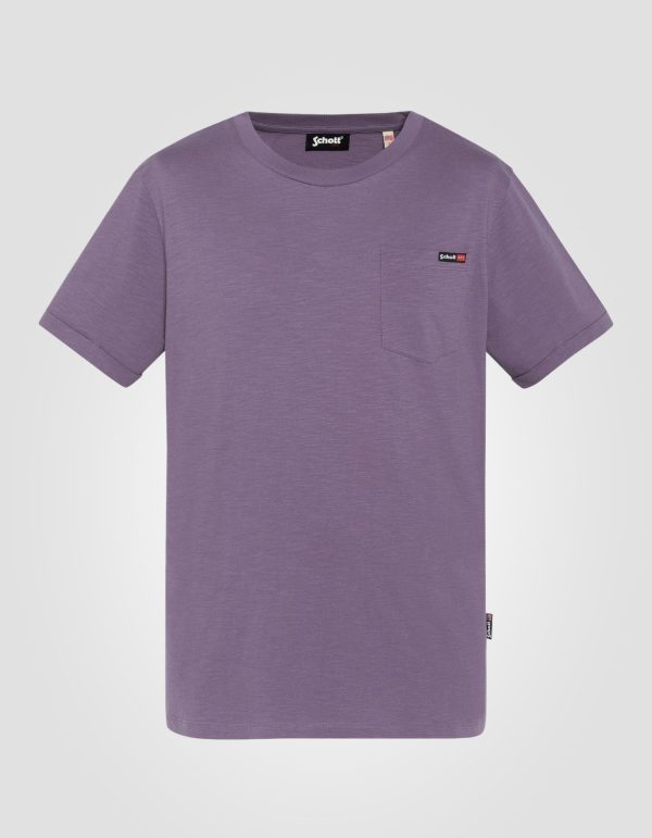 T-shirt lilas effet flammé – Image 2