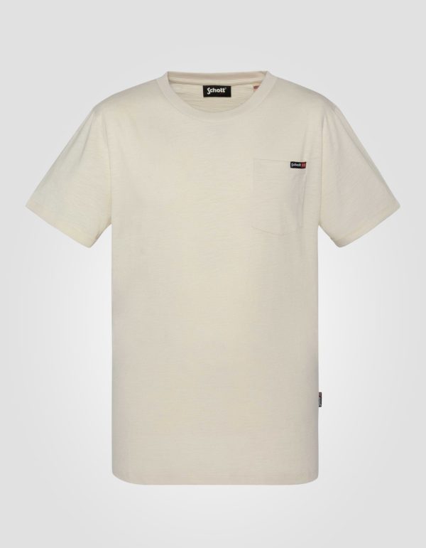 T-shirt blanc effet flammé
