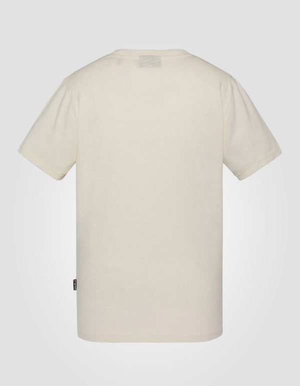 T-shirt blanc effet flammé – Image 2