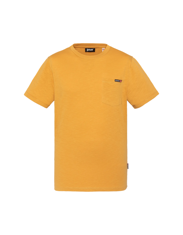 T-shirt jaune effet flammé – Image 2