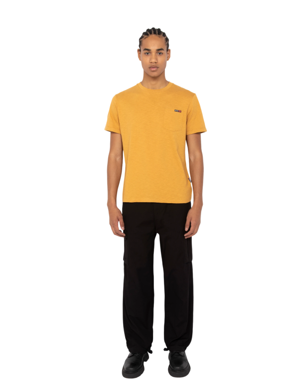 T-shirt jaune effet flammé