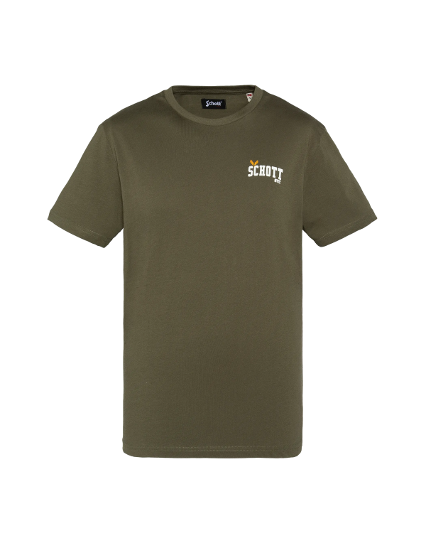 T-shirt kaki imprimé star