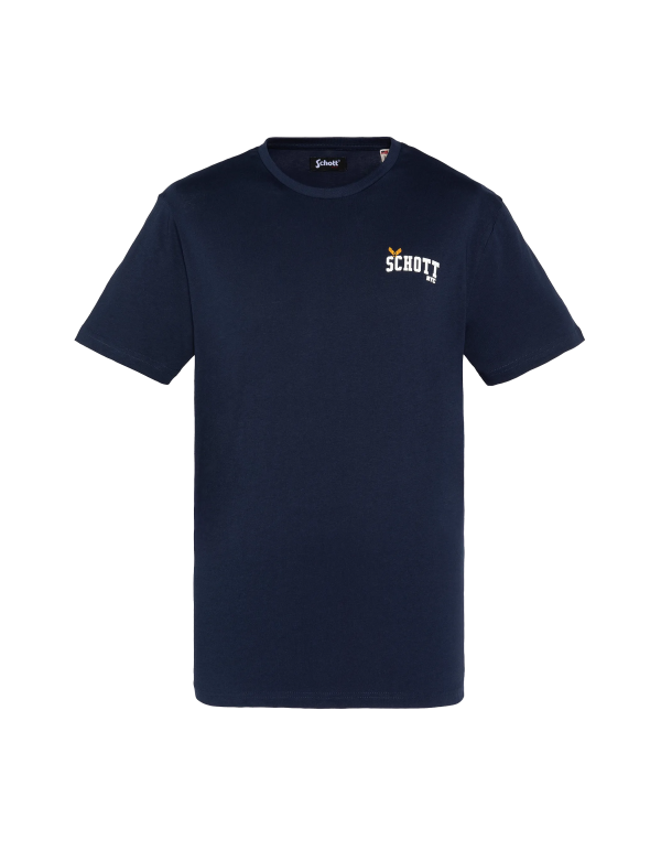 T-shirt bleu marine imprimé star