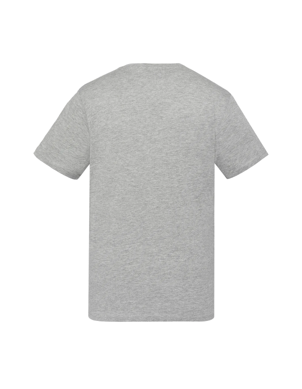 T-shirt gris chiné imprimé – Image 2