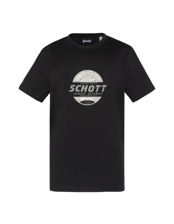 T-shirt noir imprimé enfant