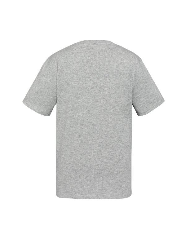 T-shirt gris chiné imprimé enfant – Image 2
