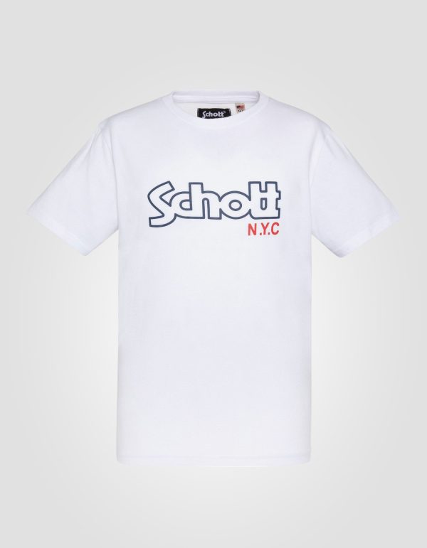 T-shirt imprimé blanc enfant