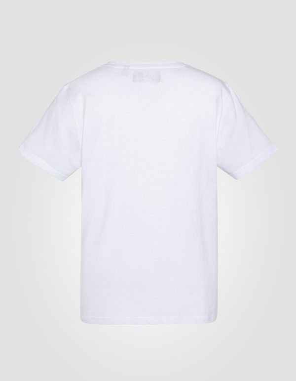 T-shirt imprimé blanc enfant – Image 2