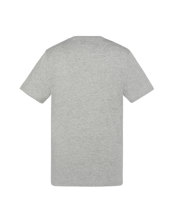 T-shirt gris chiné imprimé – Image 2