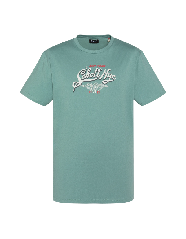 T-shirt vert clair imprimé