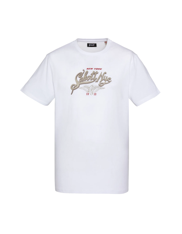 T-shirt blanc imprimé